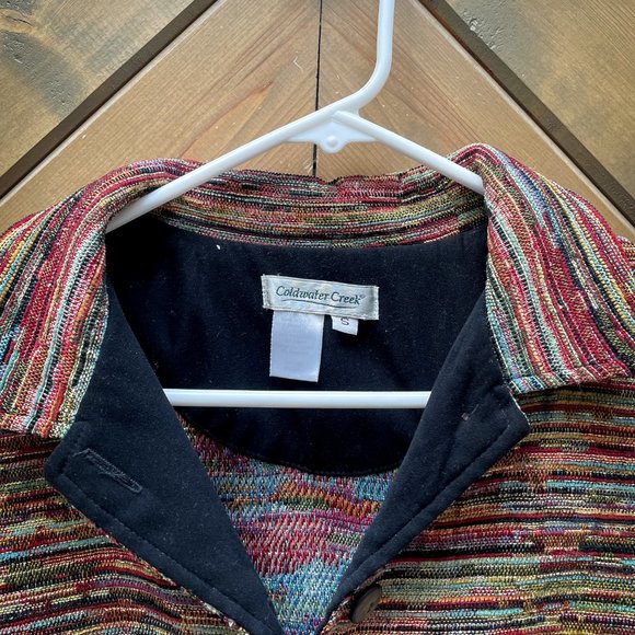 Coldwater Creek Women's Blazer Small Multi-colored - Picture 2 of 3